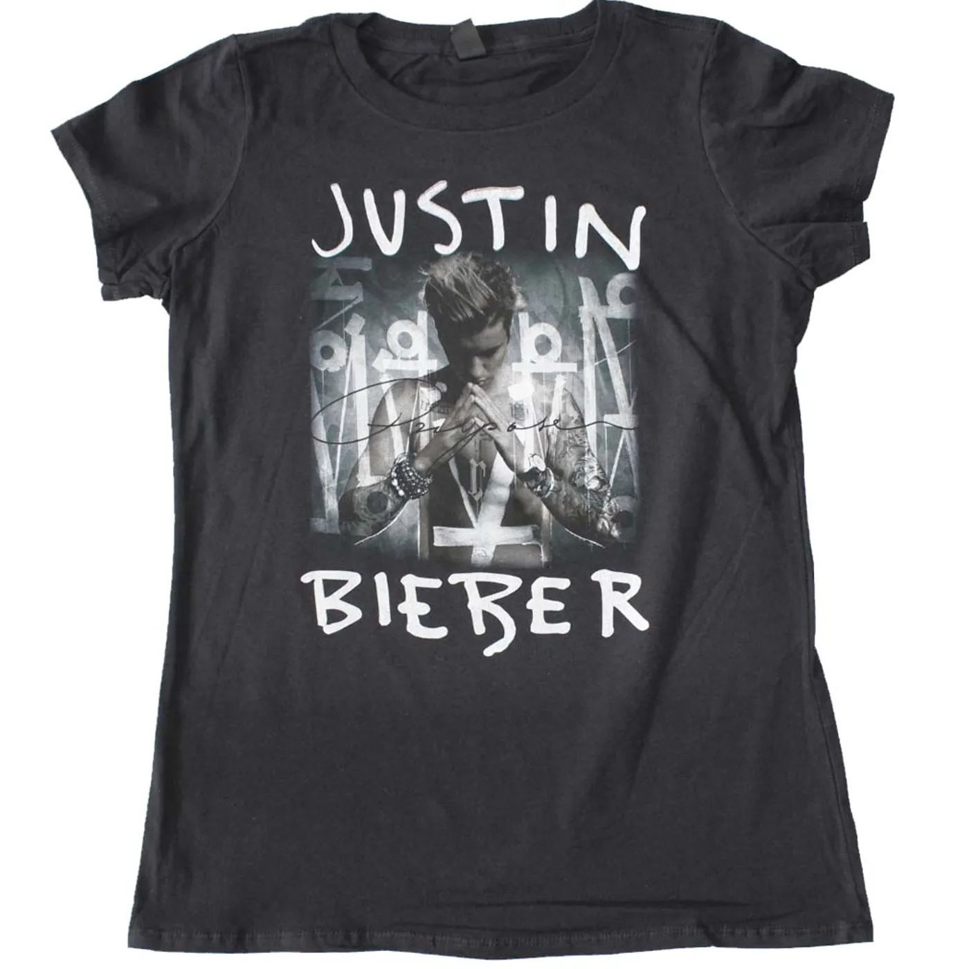Justin Bieber Purpose Album Cover Juniors T-Shirt