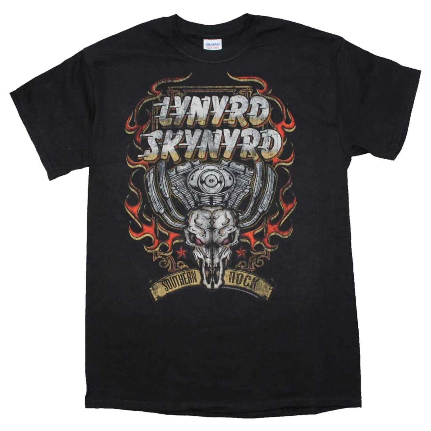 Lynyrd Skynyrd T Shirt | Lynyrd Skynyrd Motor Skull T-Shirt