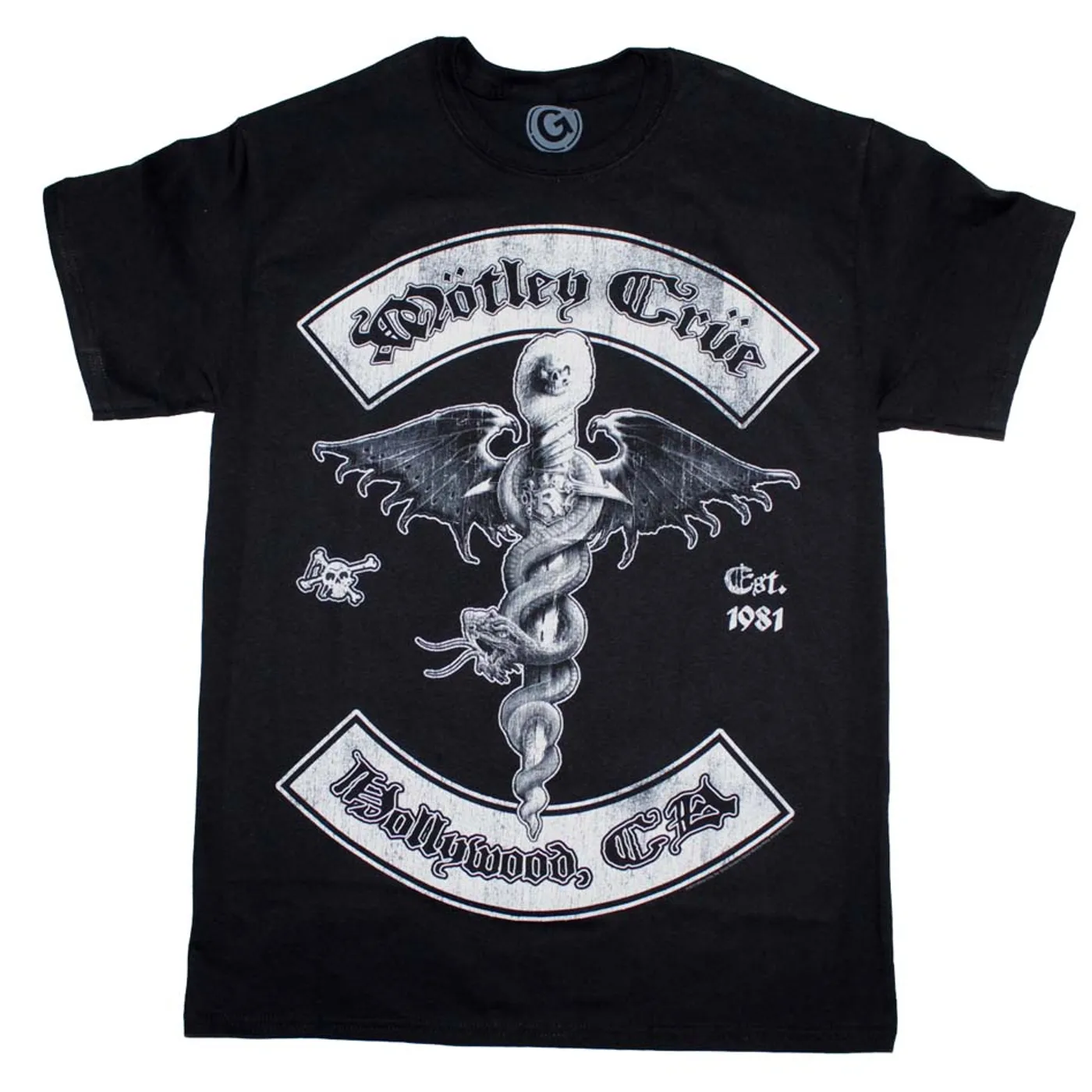 Mötley Crüe T Shirt | Motley Crue Feelgood Hollywood T-Shirt