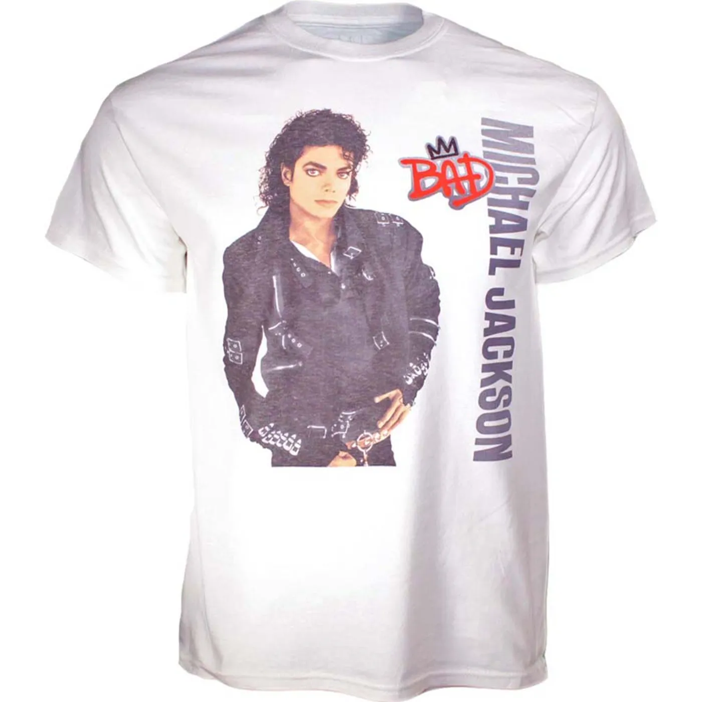 Michael Jackson T Shirt | Michael Jackson Bad Crown  T-Shirt
