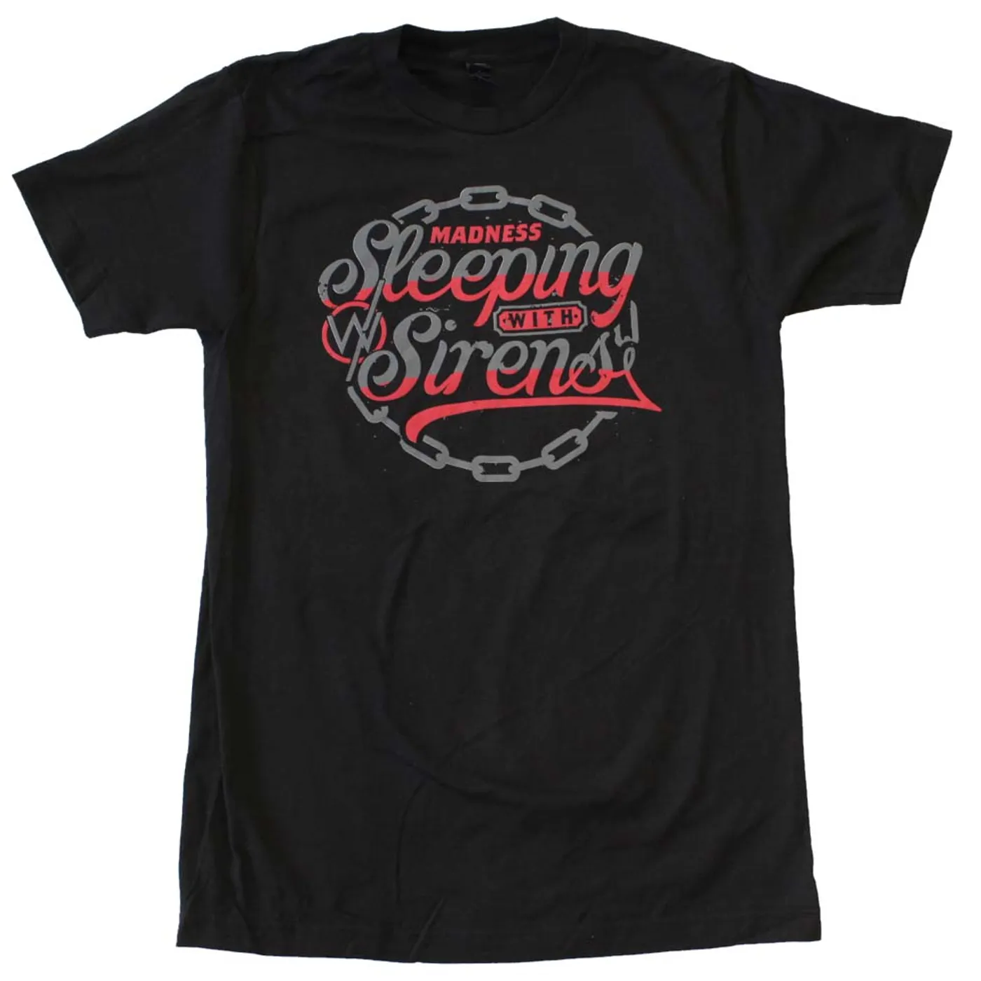Sleeping with Sirens T Shirt | Sleeping with Sirens Red Chain T-Shirt