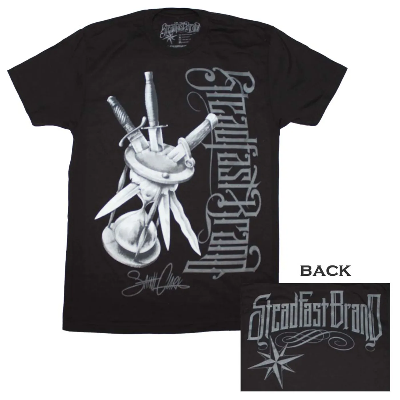 Tattoo Culture T Shirt | Steadfast Brand Killing Time Tattoo Art T-Shirt