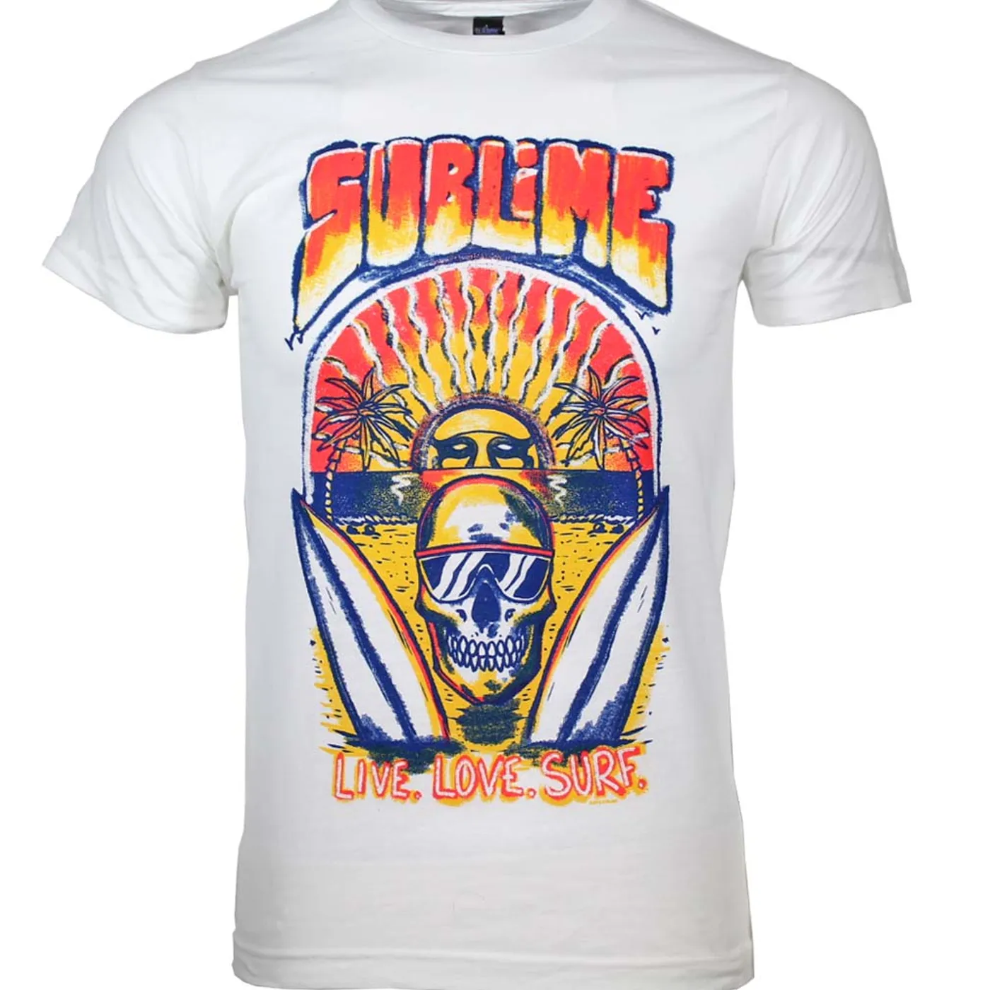 Sublime T Shirt | Sublime Live Love Surf T-Shirt
