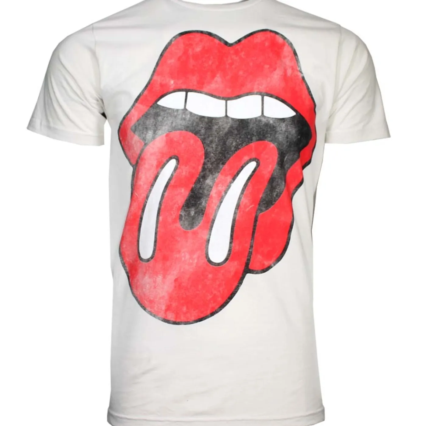 The Rolling StonesT Shirt | Rolling Stones As Worn By Mick 30/1 Enzyme Washed T-Shirt