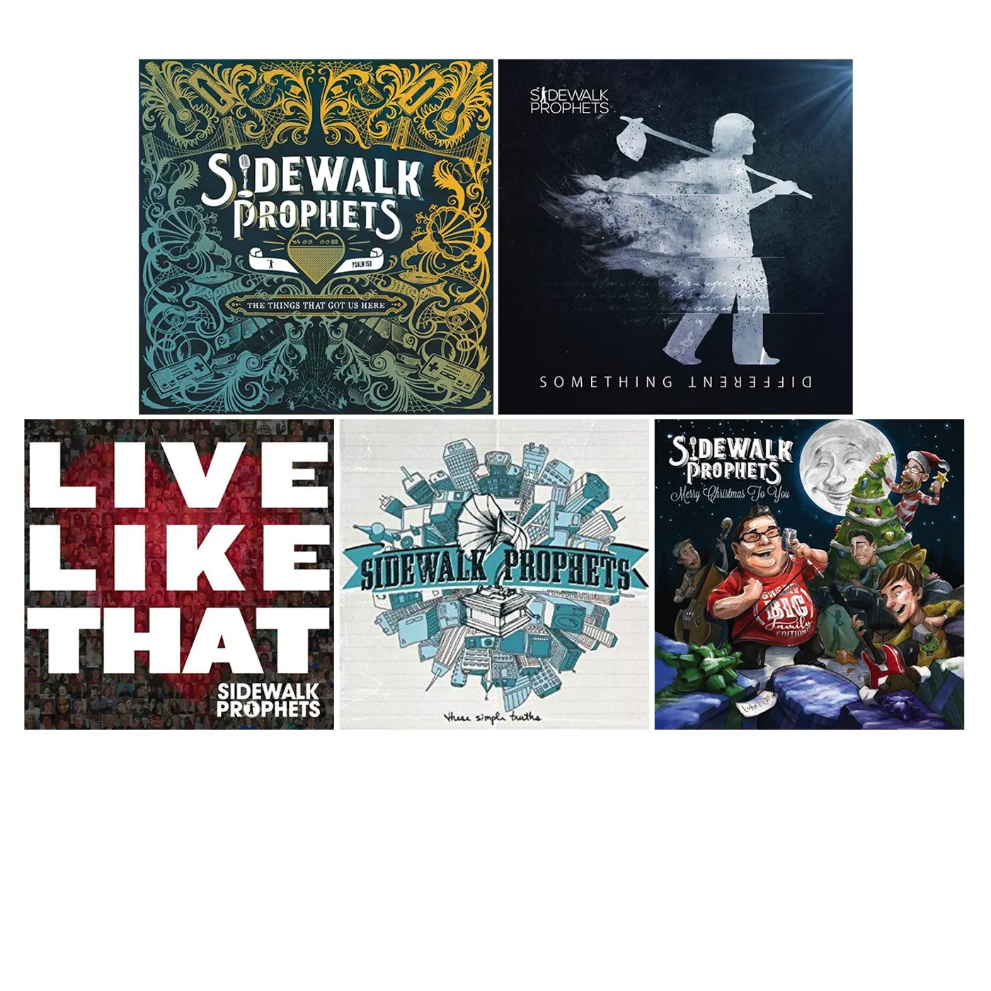 Sidewalk Prophets Exclusive Autographed CD Bundle
