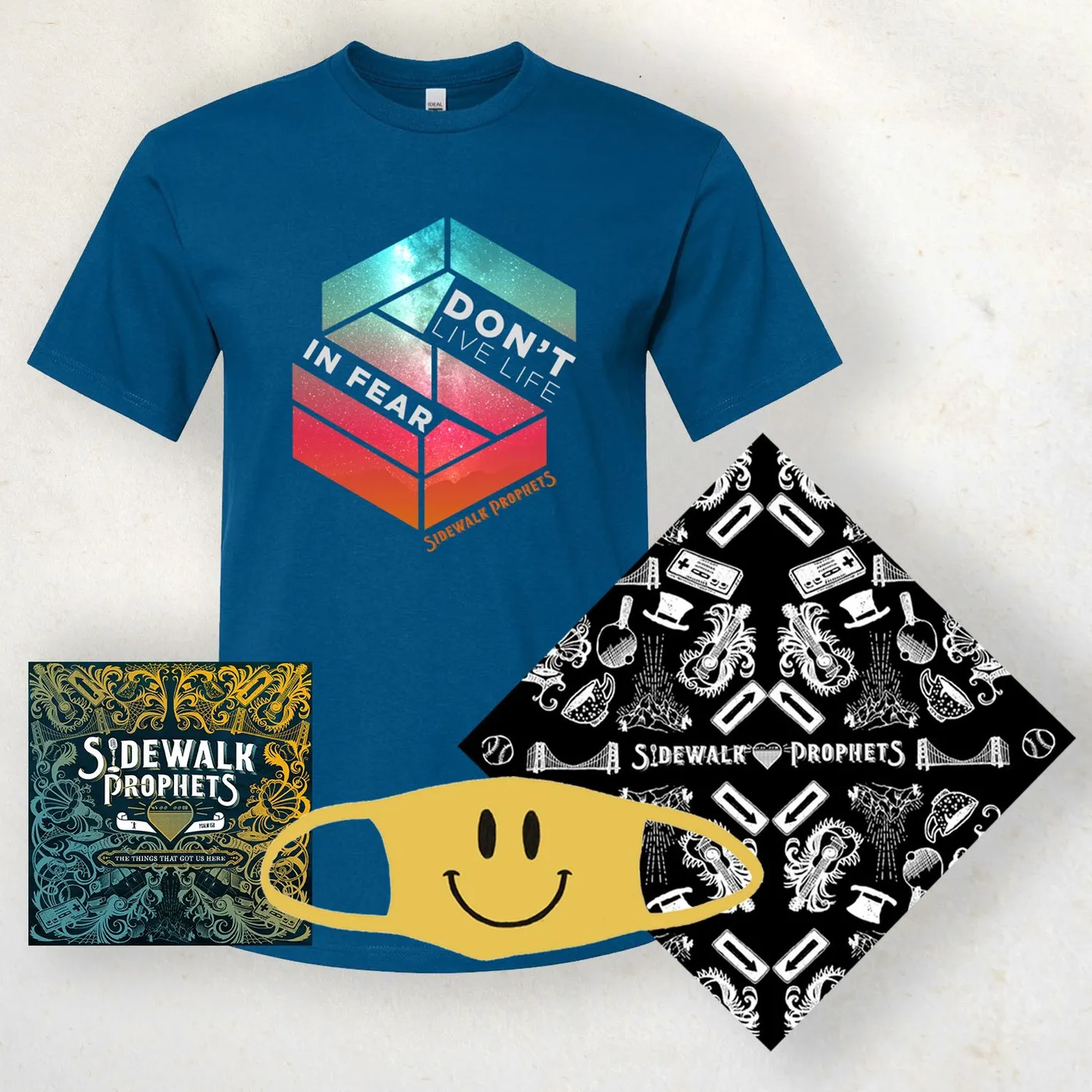 Sidewalk Prophets Don't Live Life In Fear Tee (Fall 2020) Bundle