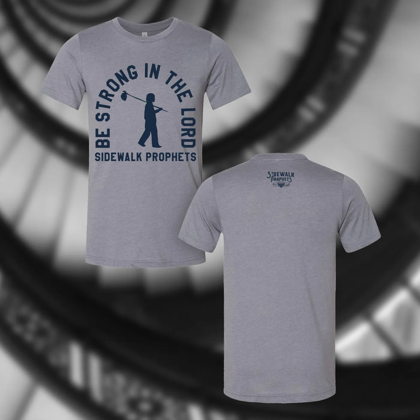 Sidewalk Prophets Be Strong In The Lord - Walking Man Tee (Pre-order)