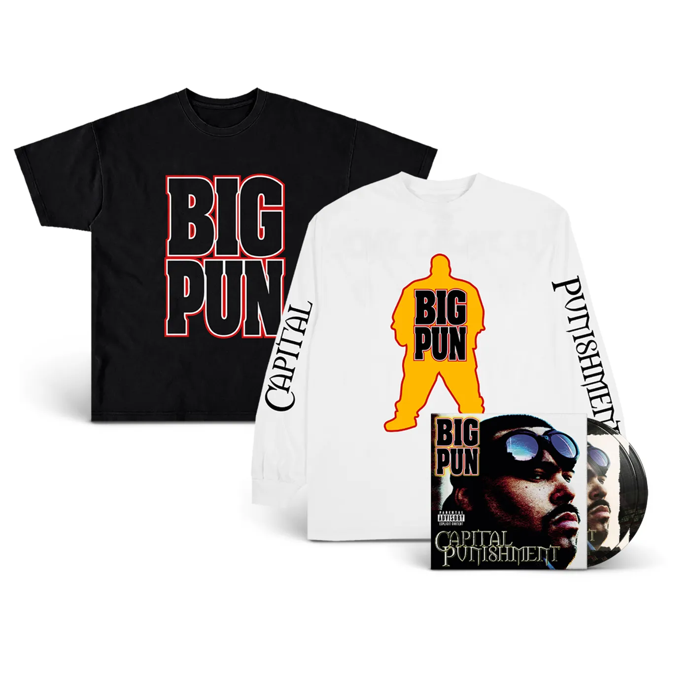 Limited Edition Big Pun T-Shirt + Long-Sleeve + Picture Disc 2-LP