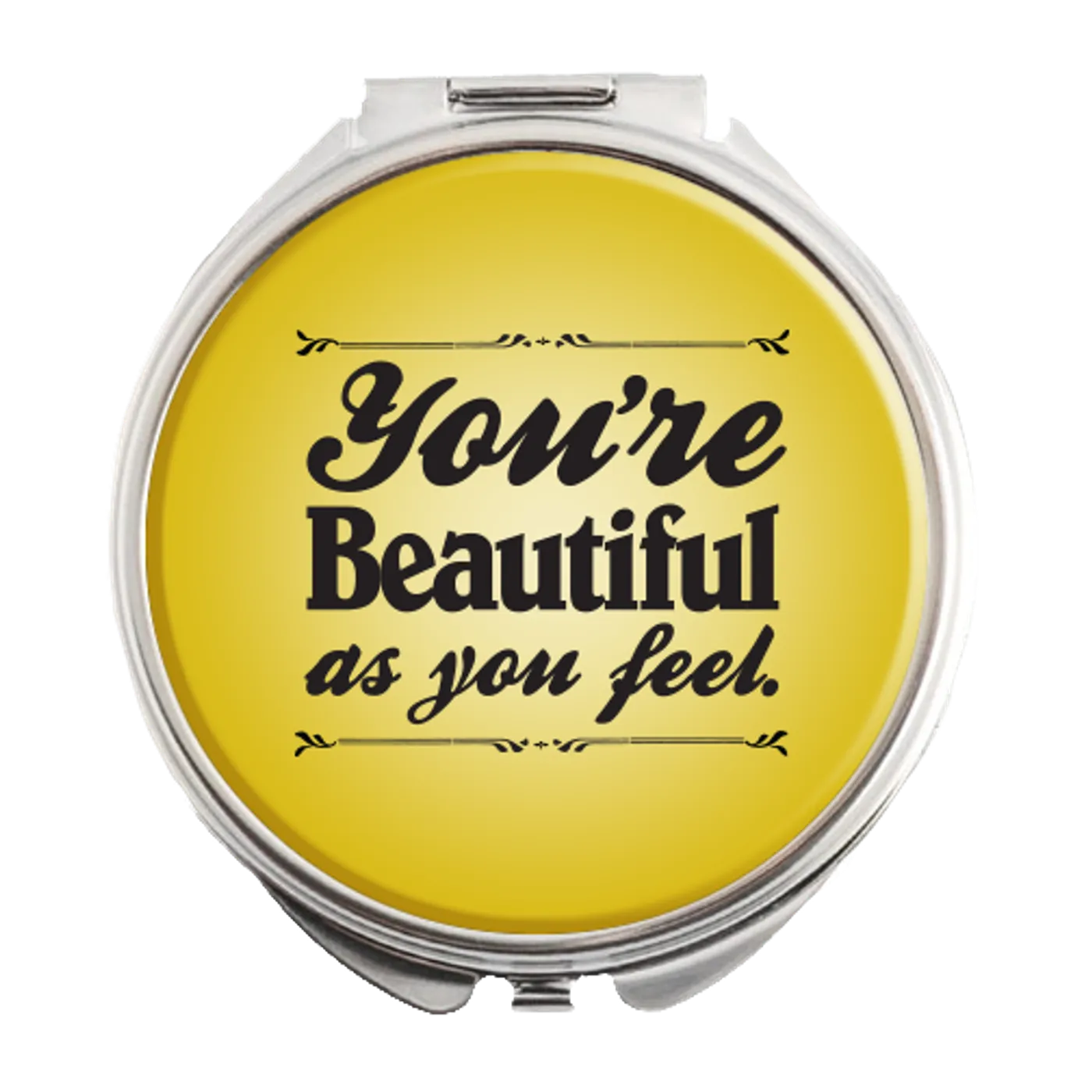 Beautiful Logo Compact Mirror