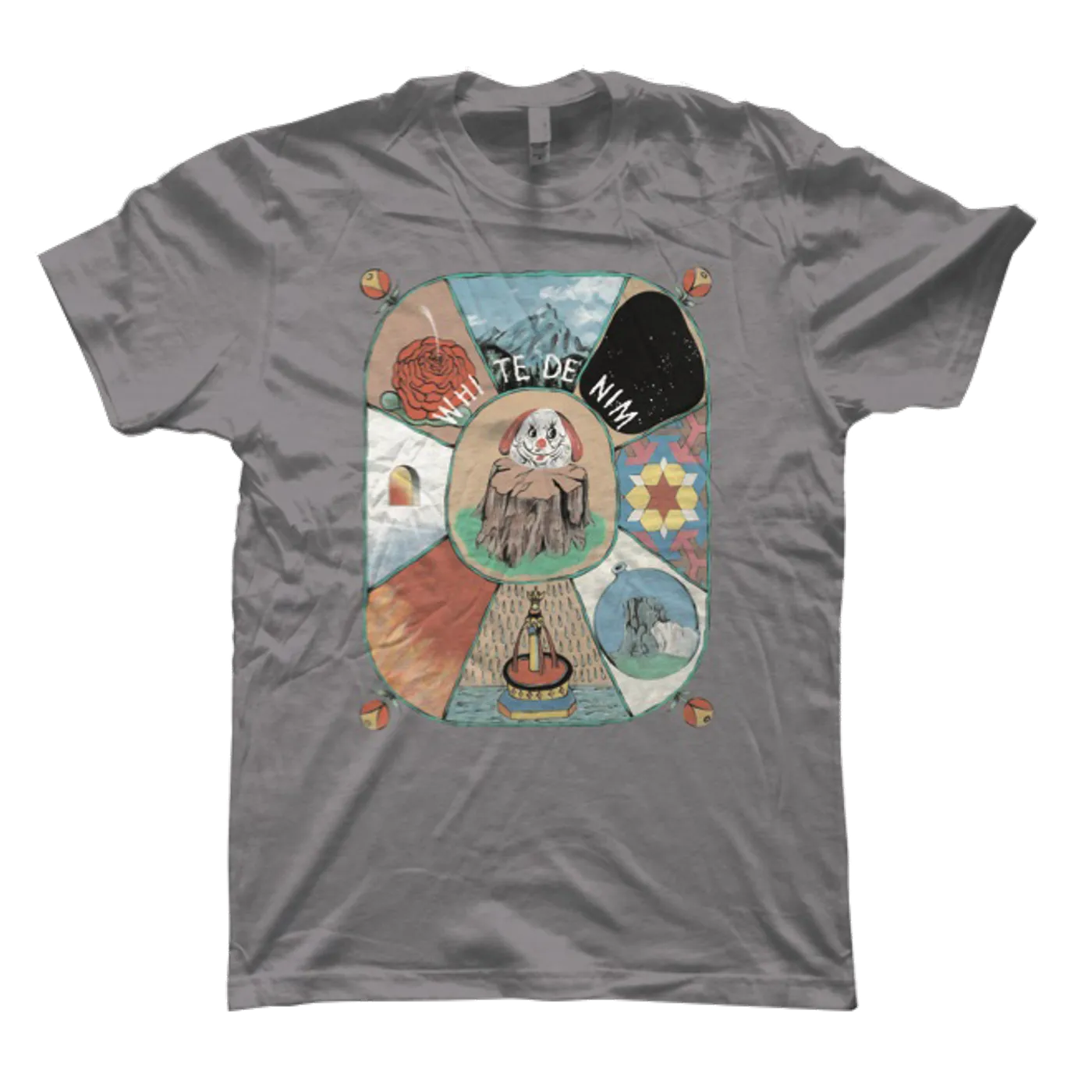 White Denim Performance Cover Tee