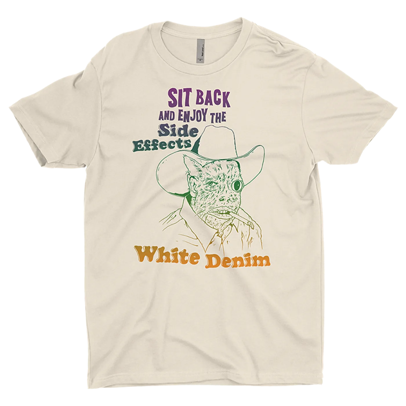 White Denim Side Effects Tee