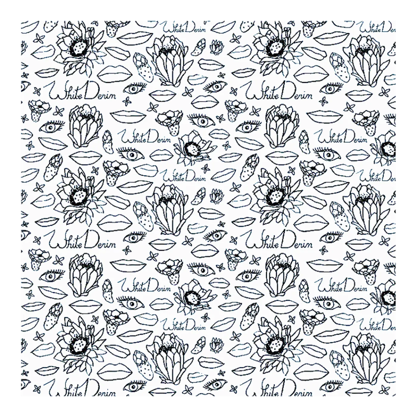 White Denim Bandana