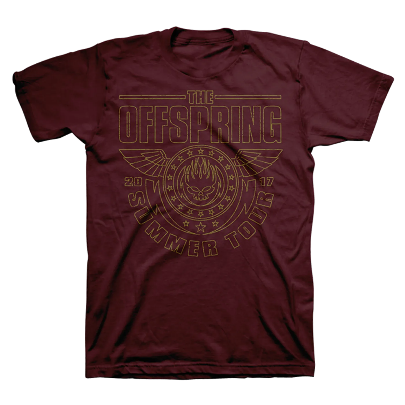 The Offspring Maroon Wings Canada Tour Tee