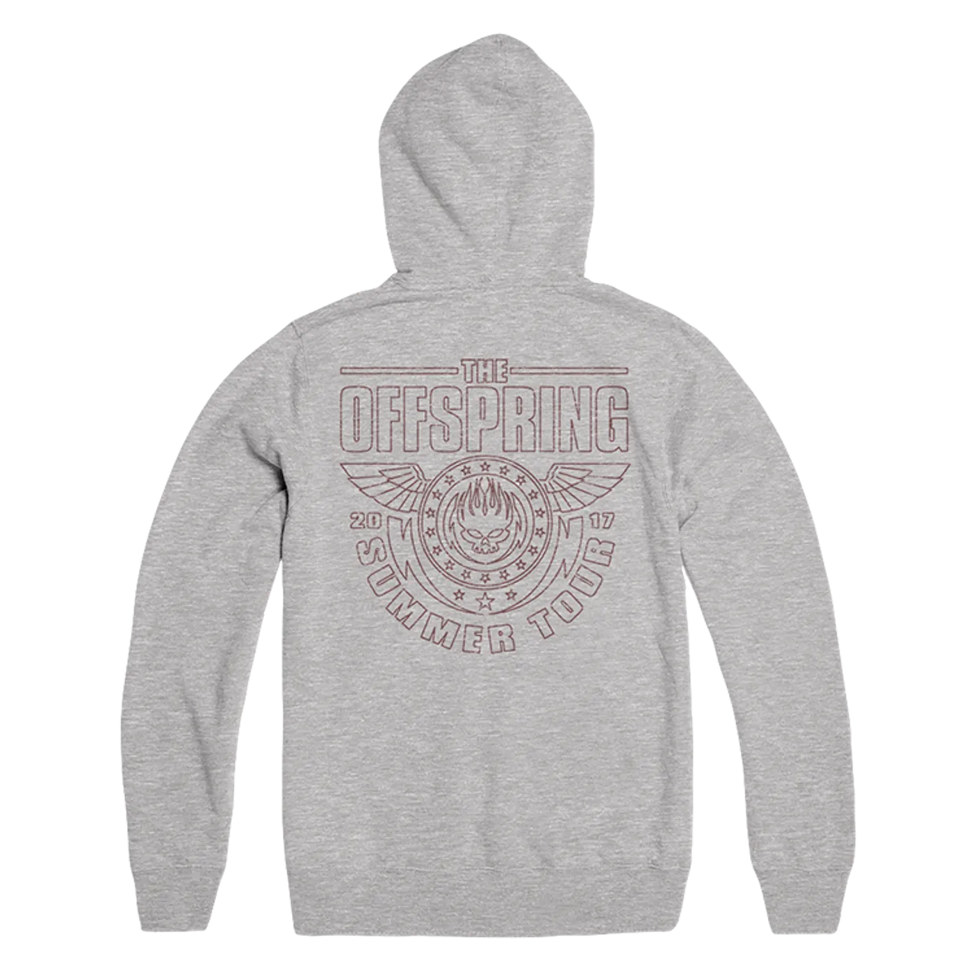 The Offspring Grey Wings Hoodie
