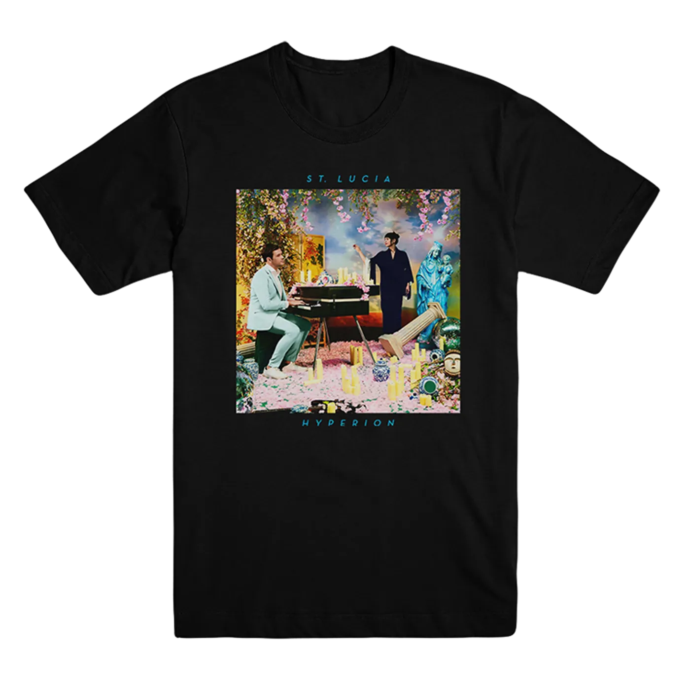 St. Lucia Hyperion Black Tee