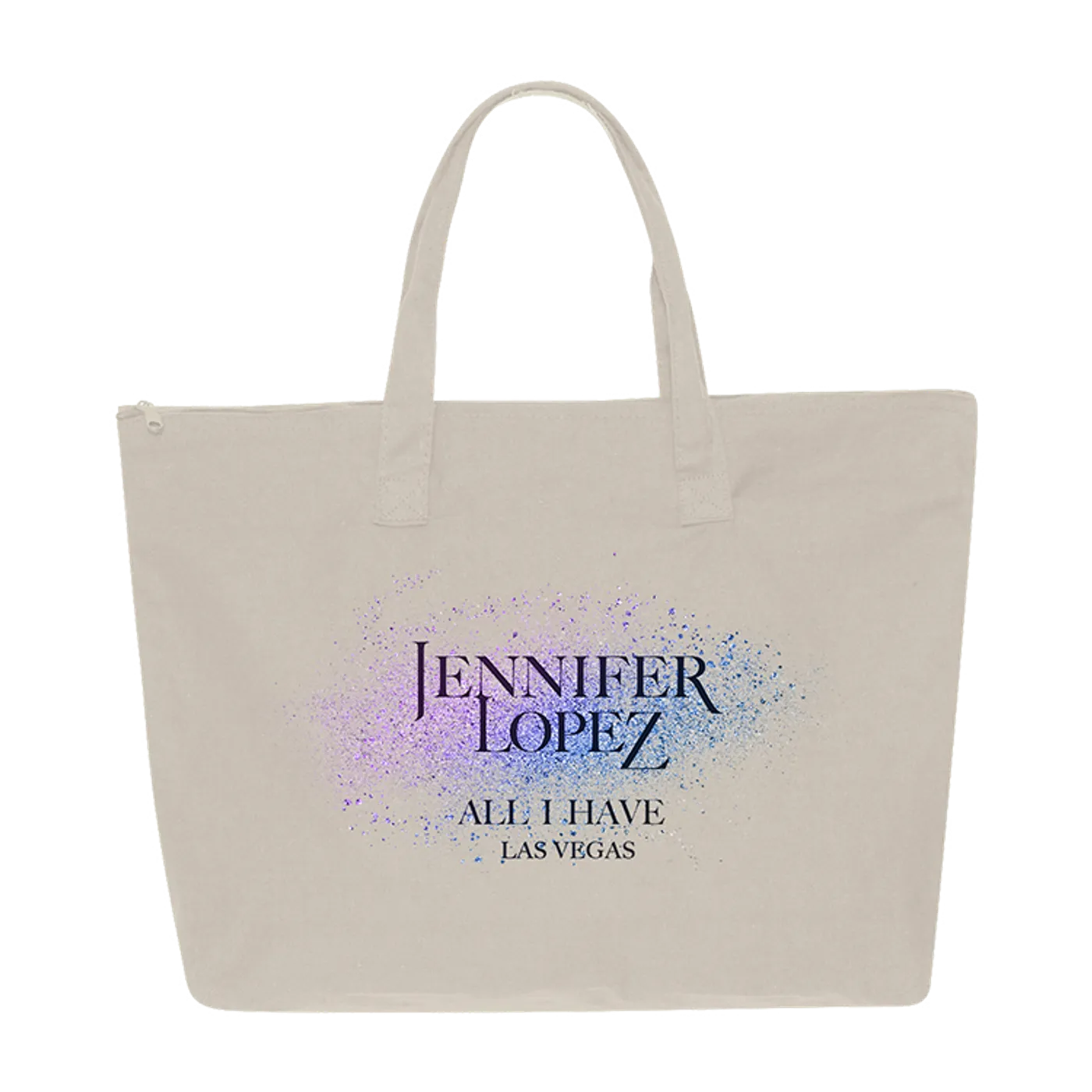 Jennifer Lopez All I Have Glitter Tote Bag