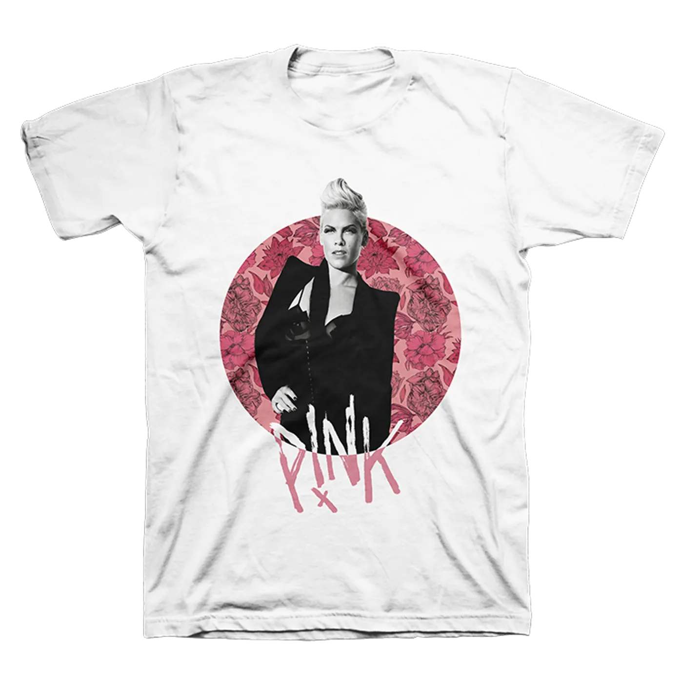 P!nk White Tour Tee 2017 V2