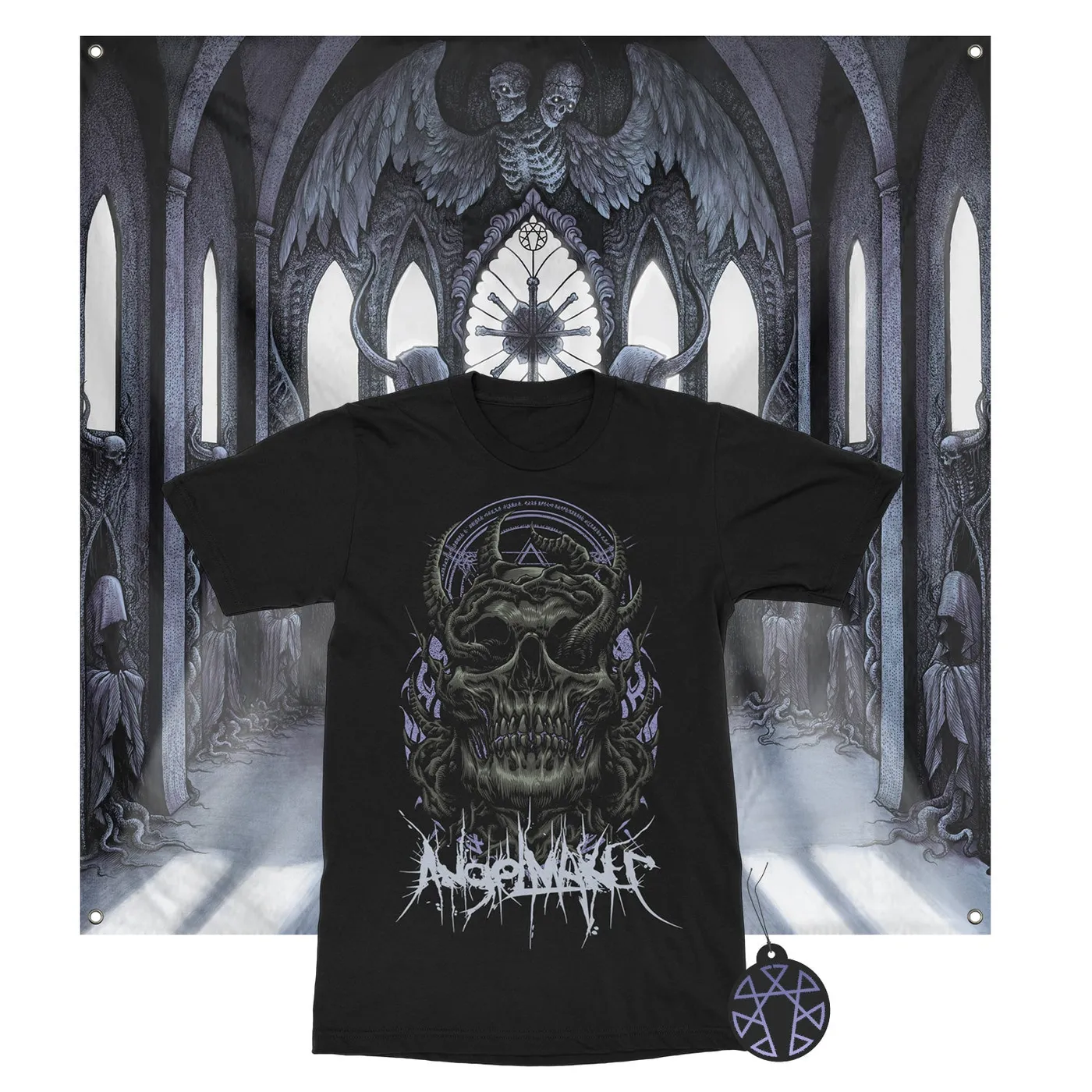 AngelMaker "Sanctum Skull Tee Apparel" Bundle