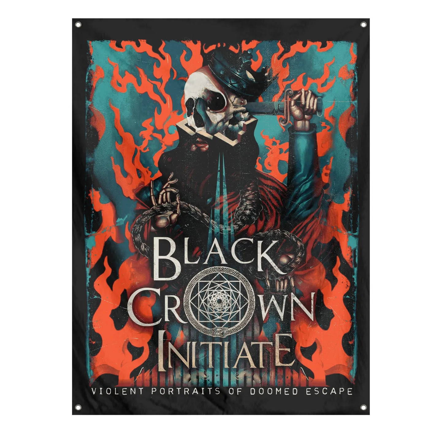Black Crown Initiate "Violent Portraits" Flag