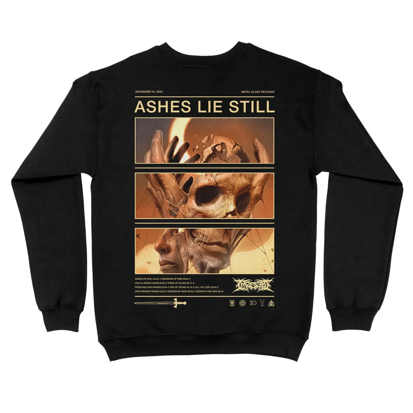 Ingested "Ashes Lie Still" Crewneck Sweatshirt