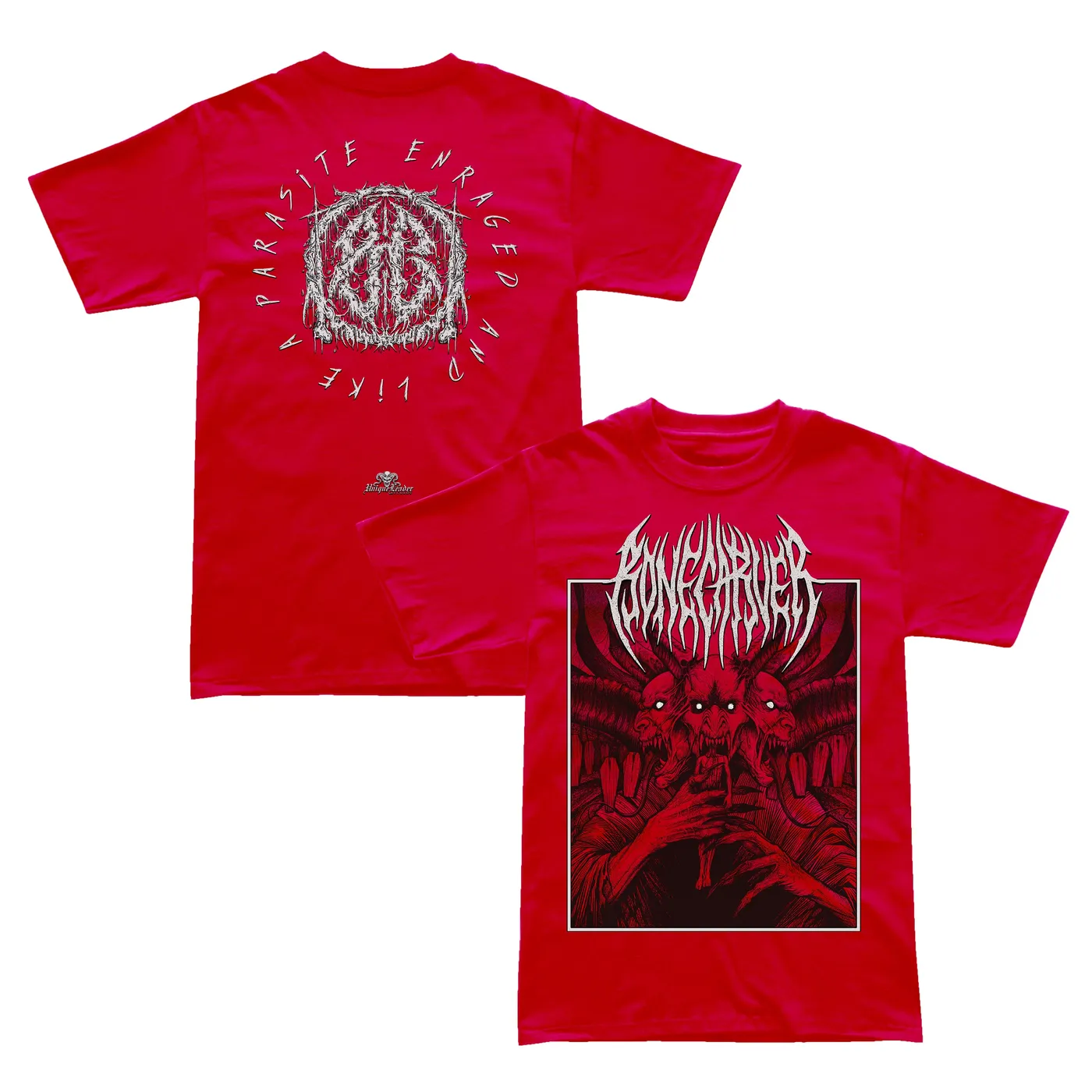 Bonecarver "Carnage Funeral - And Like a Parasite Enraged" T-Shirt