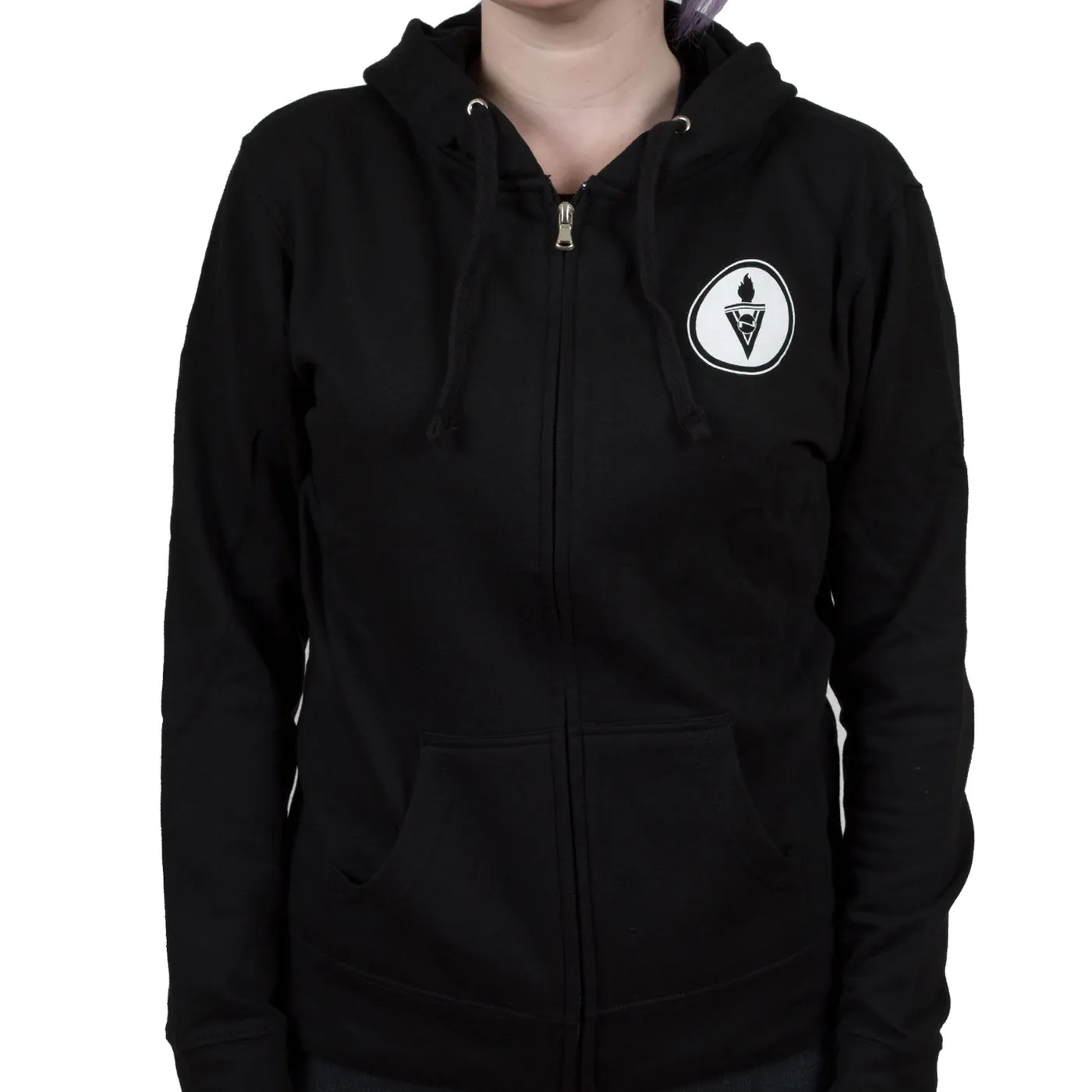 VNV Nation "Neverending Light" Girls Zipup Hoodie