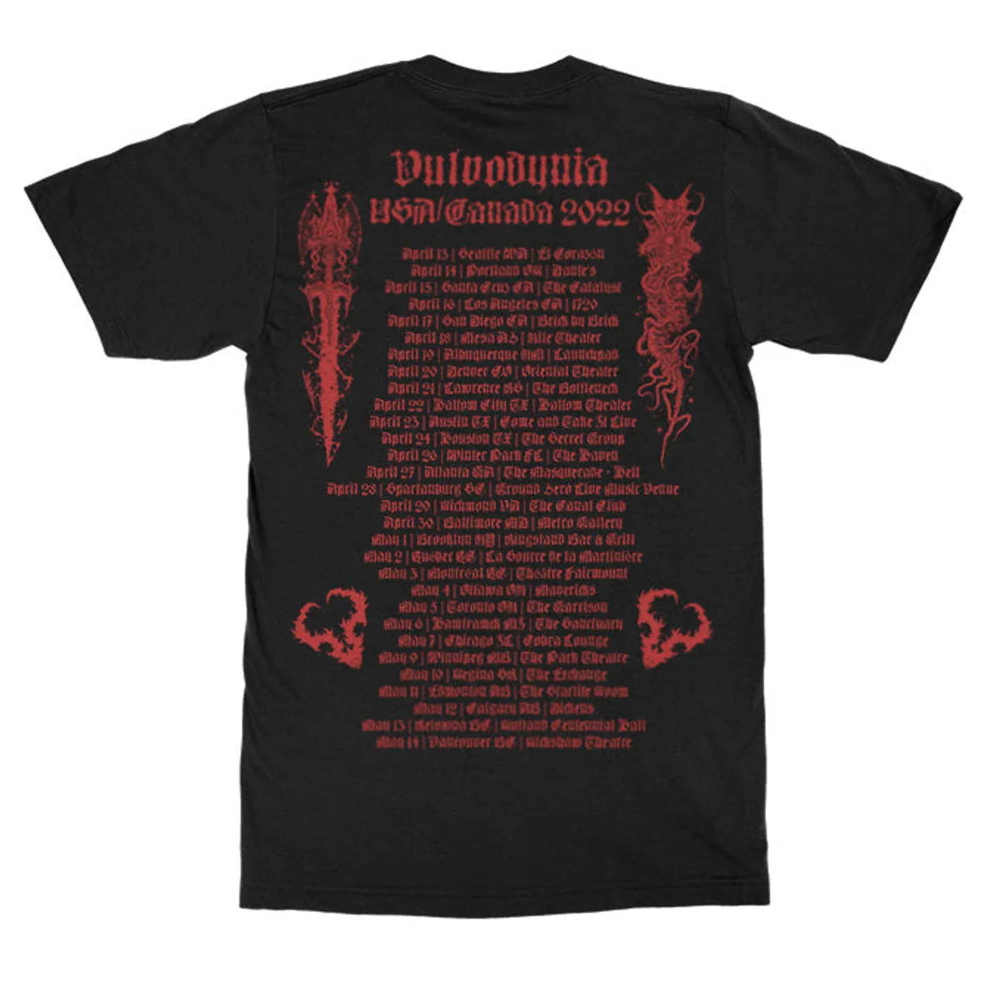 Vulvodynia "A Cosmic Betrayal Tour" T-Shirt