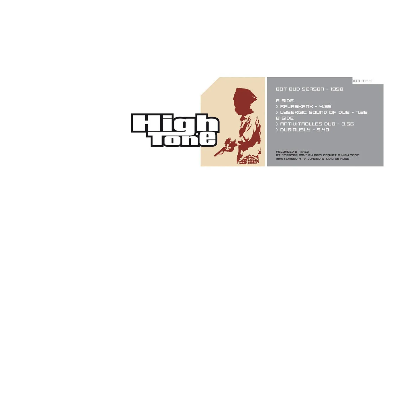BOT BUD SEASON - HIGH TONE (33T) (Vinyl)
