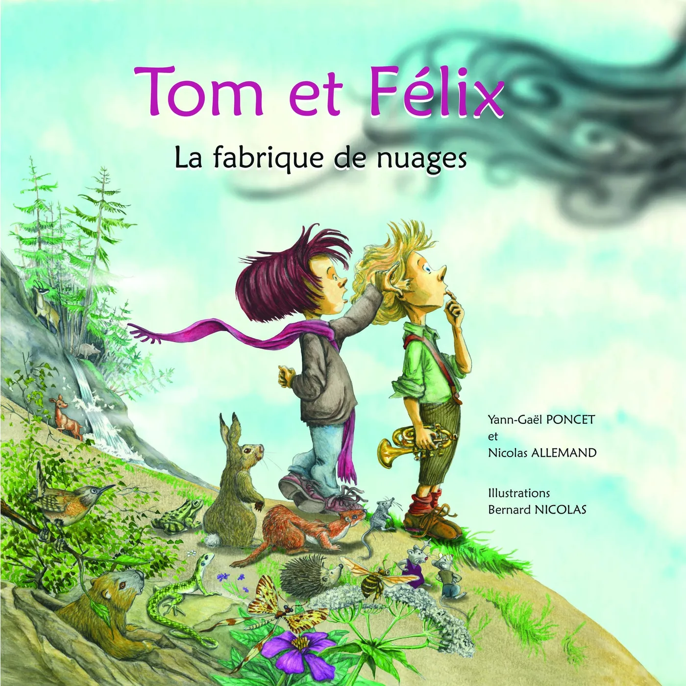 Yann-Gaël Poncet & Nicolas Allemand LA FABRIQUE DE NUAGES - YANN-GAËL PONCET / NICOLAS ALLEMAND (LIVRE CD)