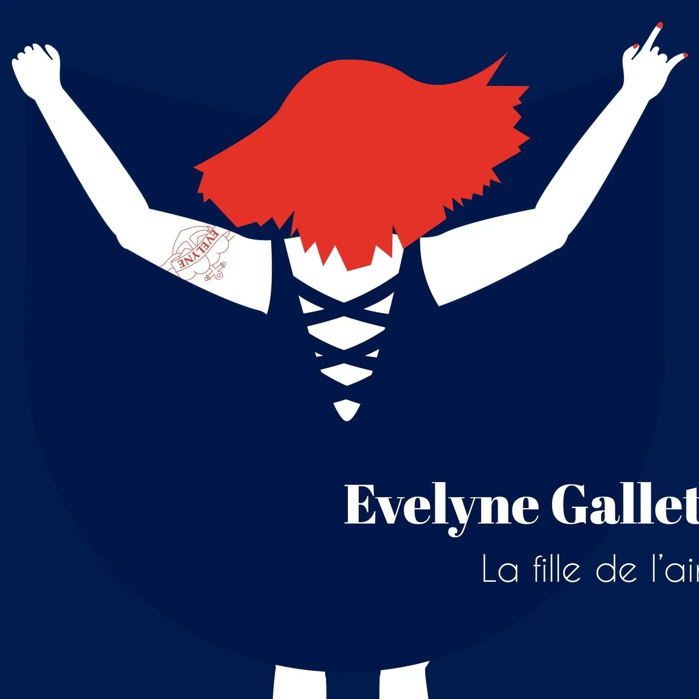 LA FILLE DE L'AIR - EVELYNE GALLET (CD)