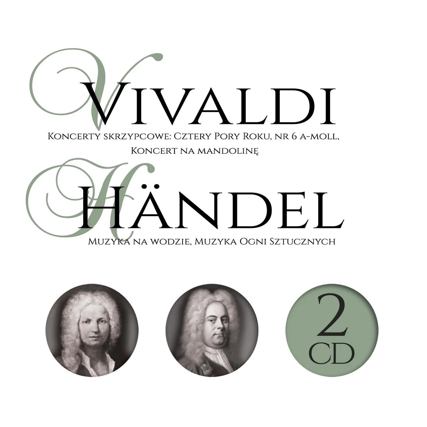 GRANDS COMPOSITEURS: CONCERTS DE VIOLON : LES QUATRE SAISONS, NO 6 A MINEUR, CONCERTO DE MANDOLINE - VIVALDI / HÄNDEL (CD)