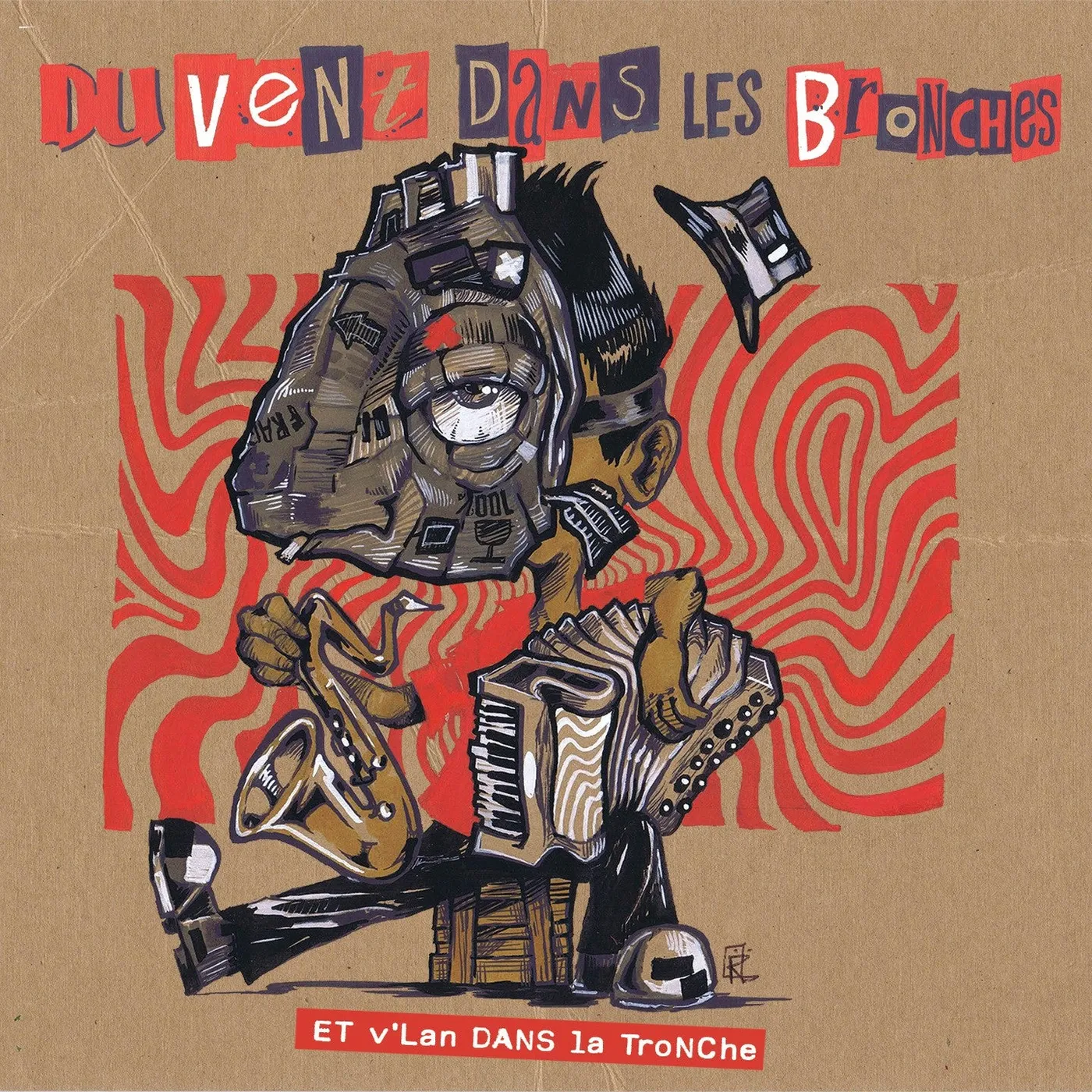 ET VL'AN DANS LA TRONCHE - DU VENT DANS LES BRONCHES (CD)