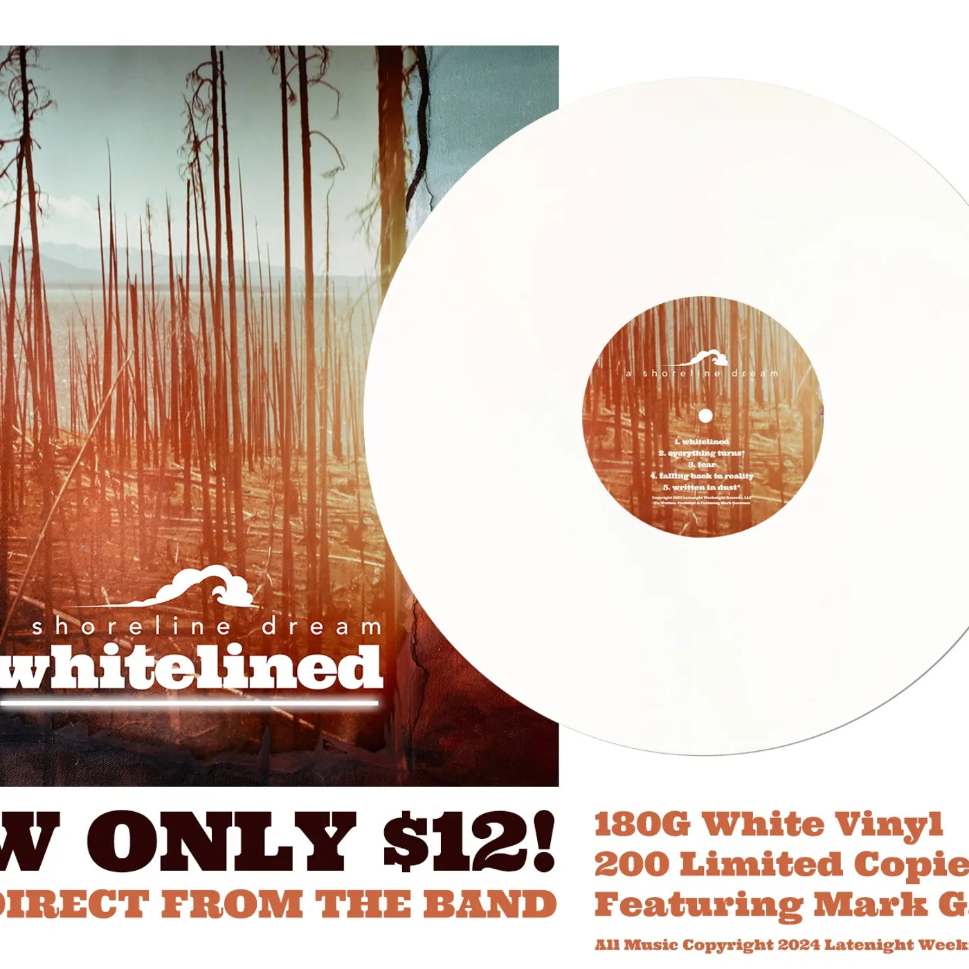 A Shoreline Dream "Whitelined" LE 180G Vinyl - LAST COPIES!