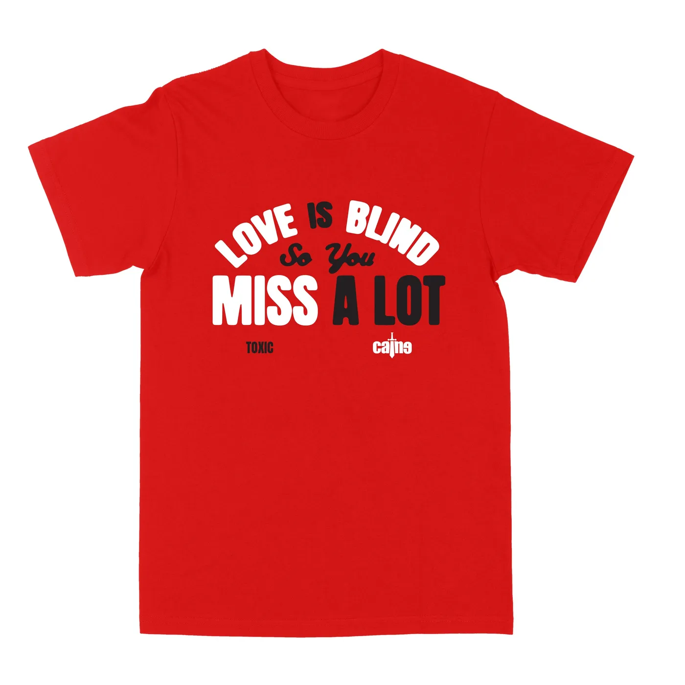 Caine Love Is Blind "Red" Tee