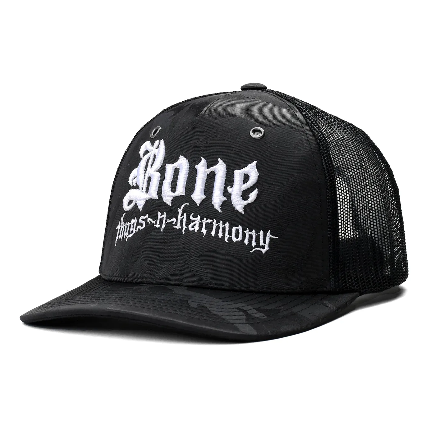 Bone Thugs-N-Harmony "Black Camo w/ Mesh back" Snapback