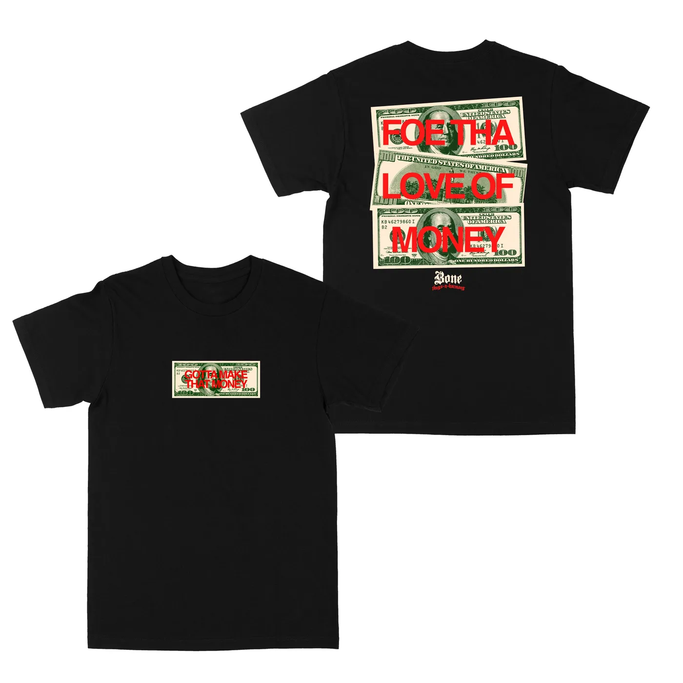 Bone Thugs-N-Harmony Gotta Get That Money "Black" Tee
