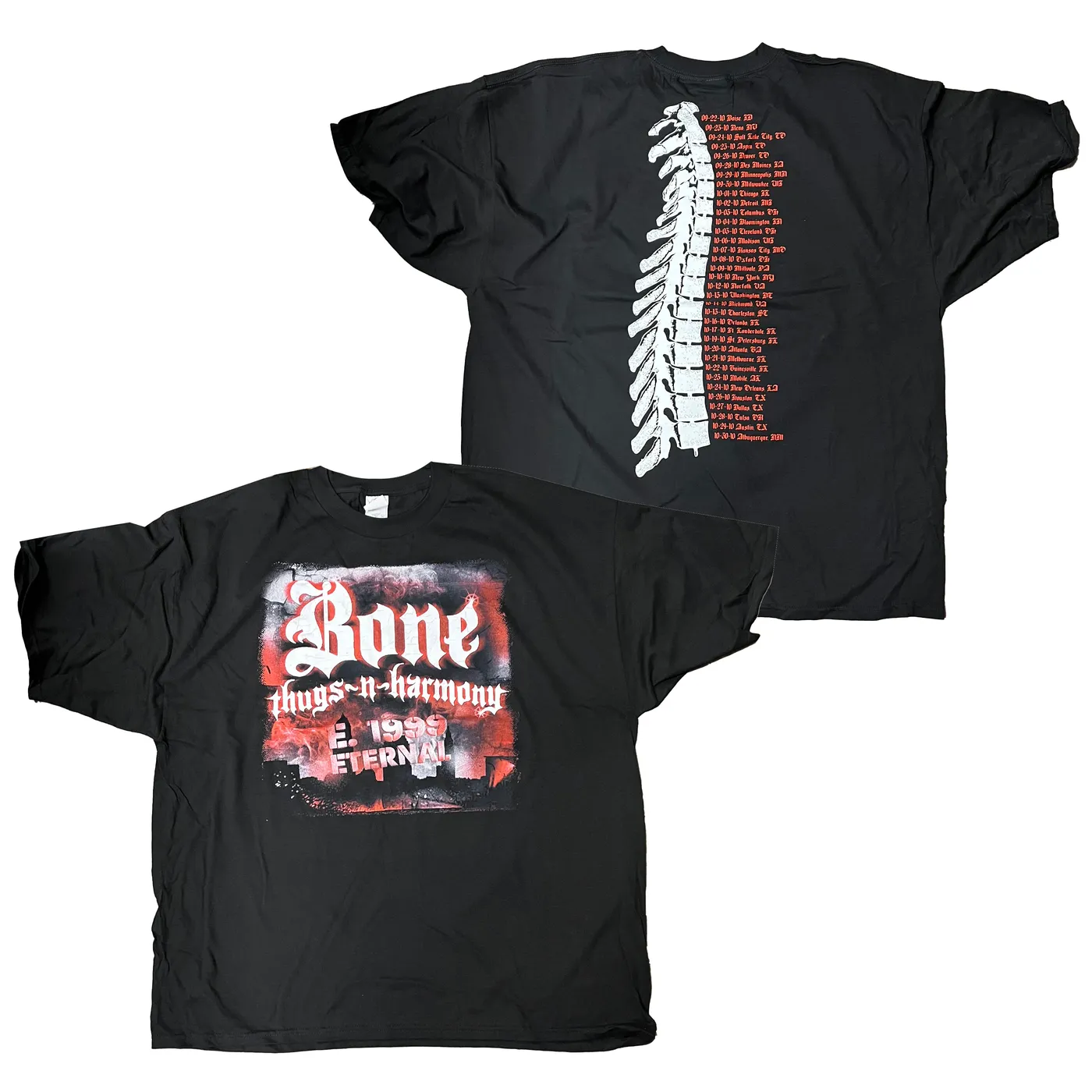 Bone Thugs-N-Harmony CLEARANCE 2010 E.1999 Eternal Tour Tee "Black"