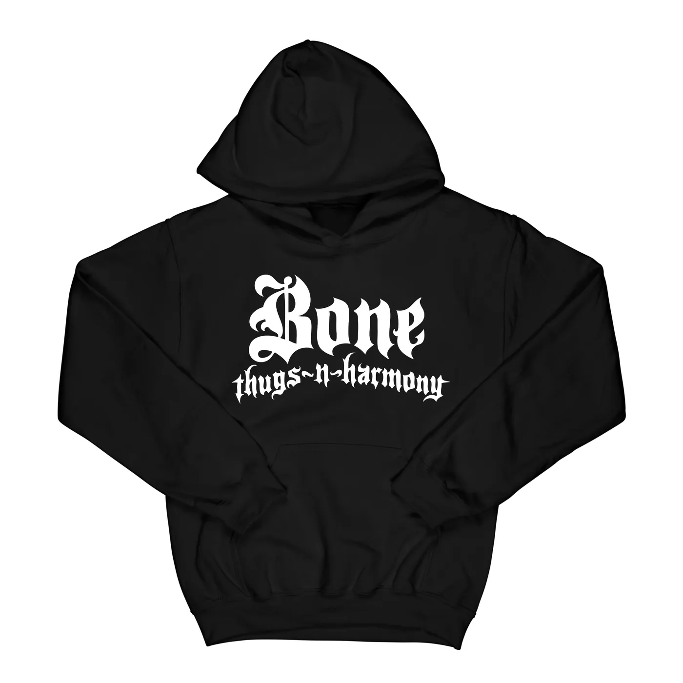 Bone Thugs-N-Harmony CLEARANCE Bone Thugs Black Hoodie "White Logo"
