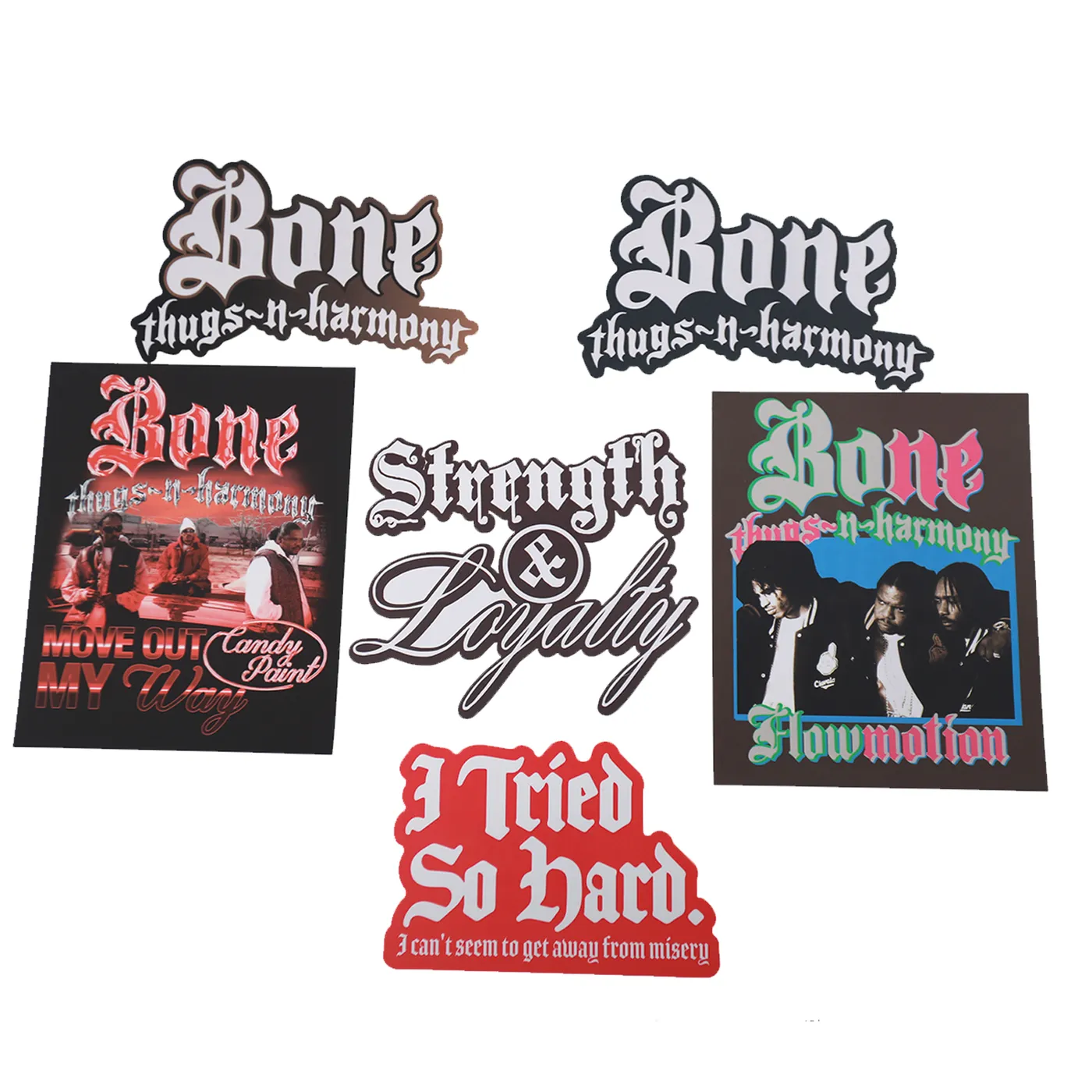Bone Thugs-N-Harmony Strength & Loyalty "Sticker Pack"