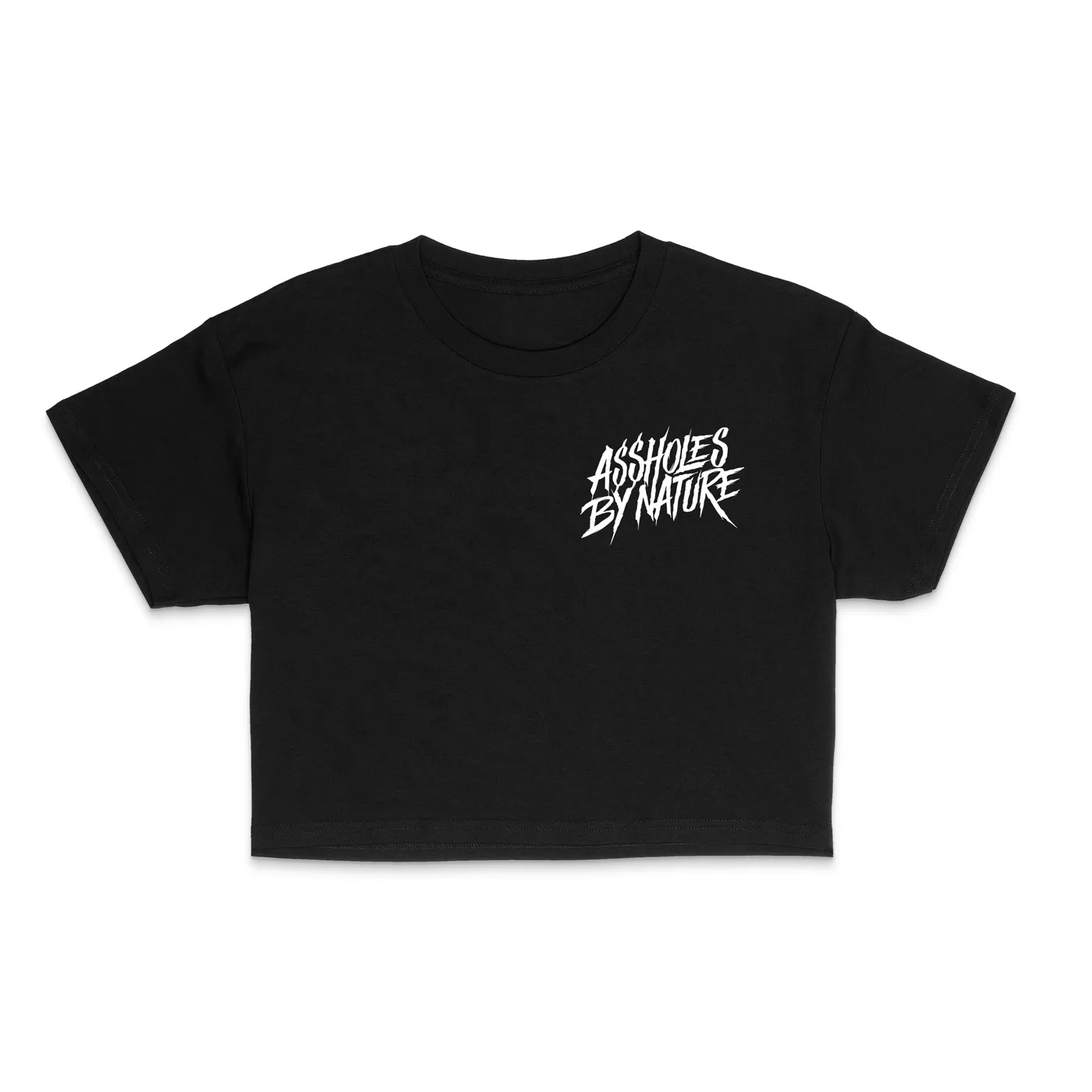 TraeMerch Assholes By Nature Black "Cropped Tee".