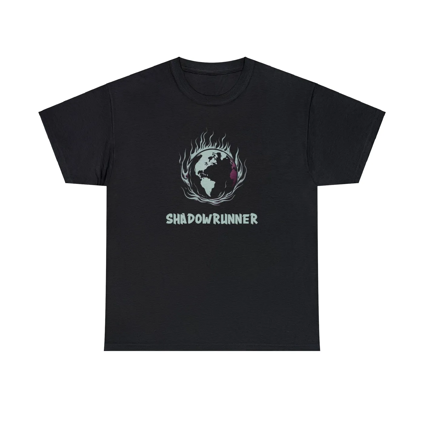 Shadowrunner Tee - World on Fire