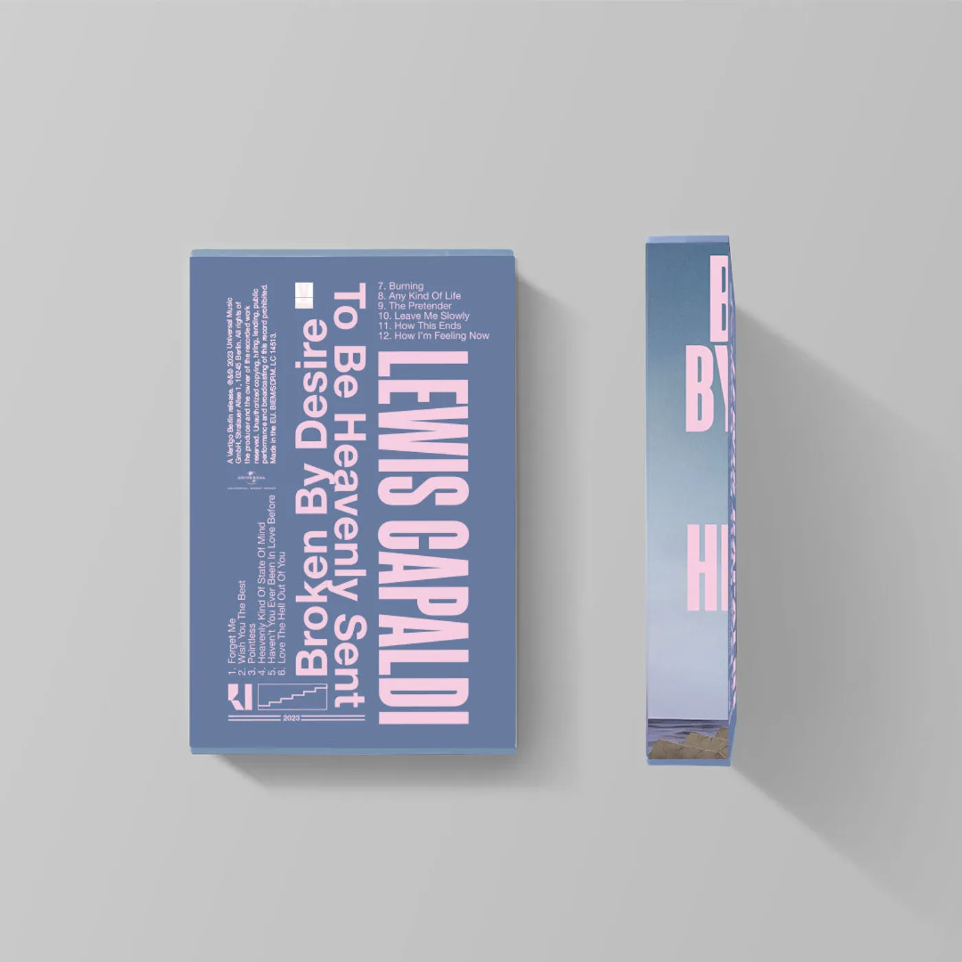 Lewis Capaldi Broken By Desire To Be Heavenly Sent (Collectible Artwork Blue Cassette #1)