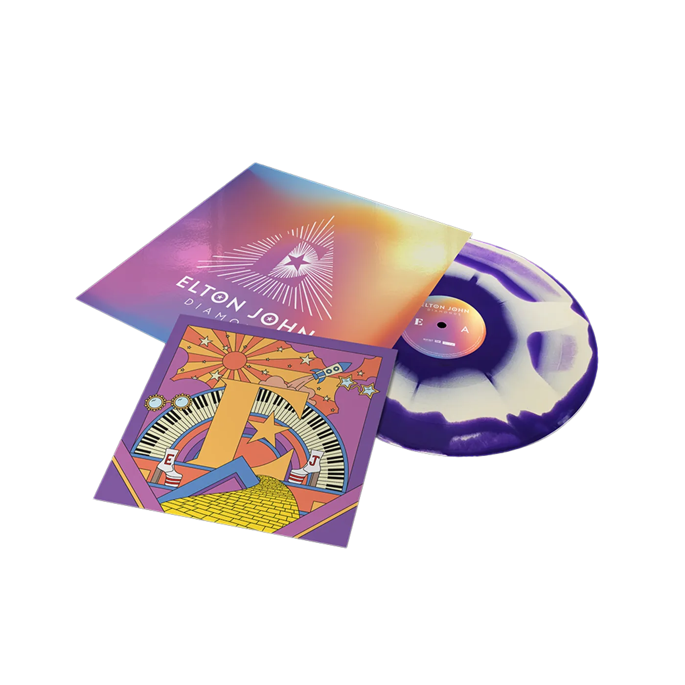 Elton John Diamonds LP Pyramid Edition (Vinyl)