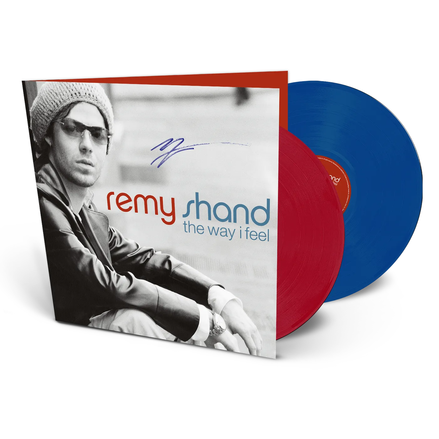 Remy Shand The Way I Feel 2LP (Limited) (1 x Red / 1 x Blue) - AUTOGRAPHED (Blue)