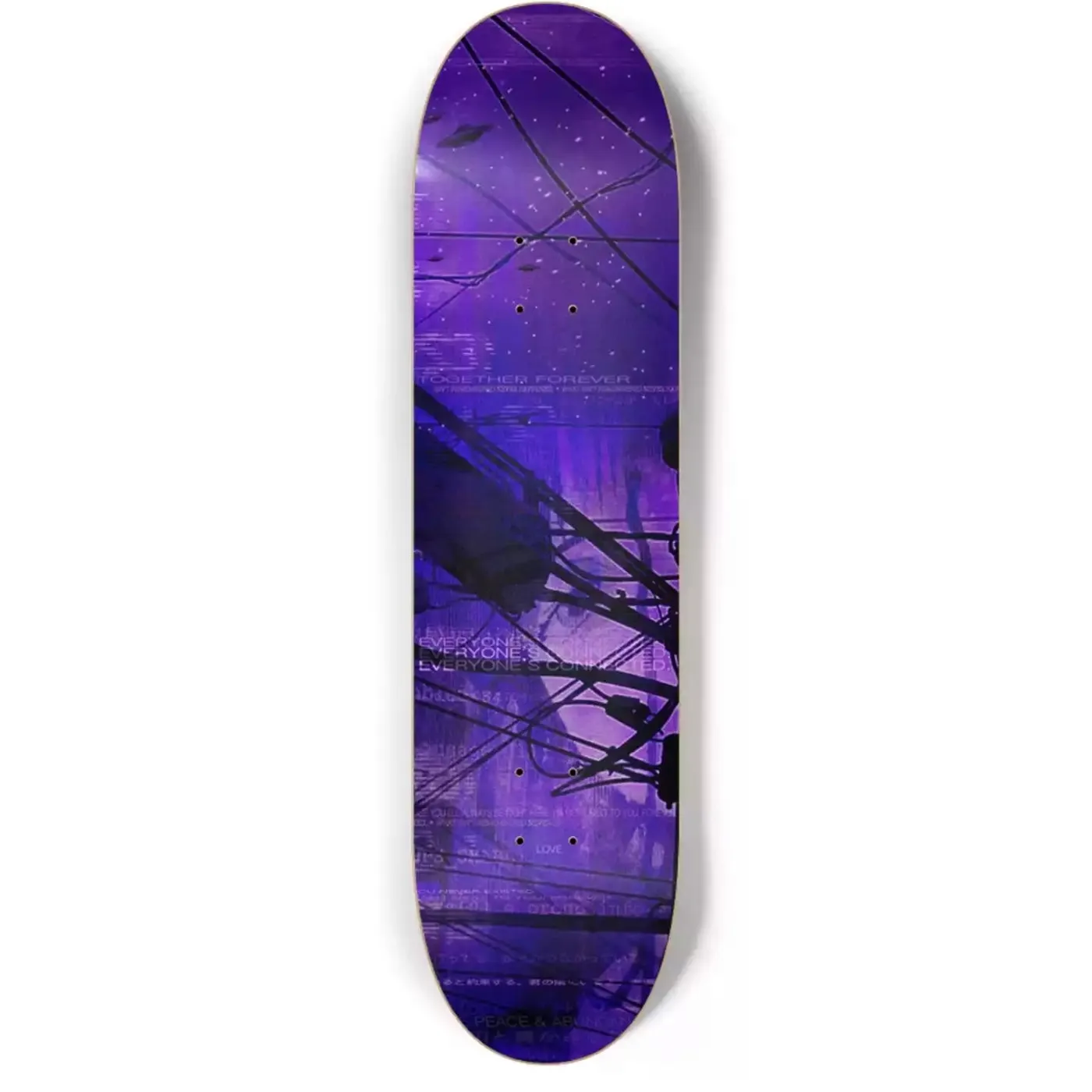 LIL BRUH GWOP X SERIAL EXPERIMENTS LAIN THE WIRED SKATEBOARD 8.25"