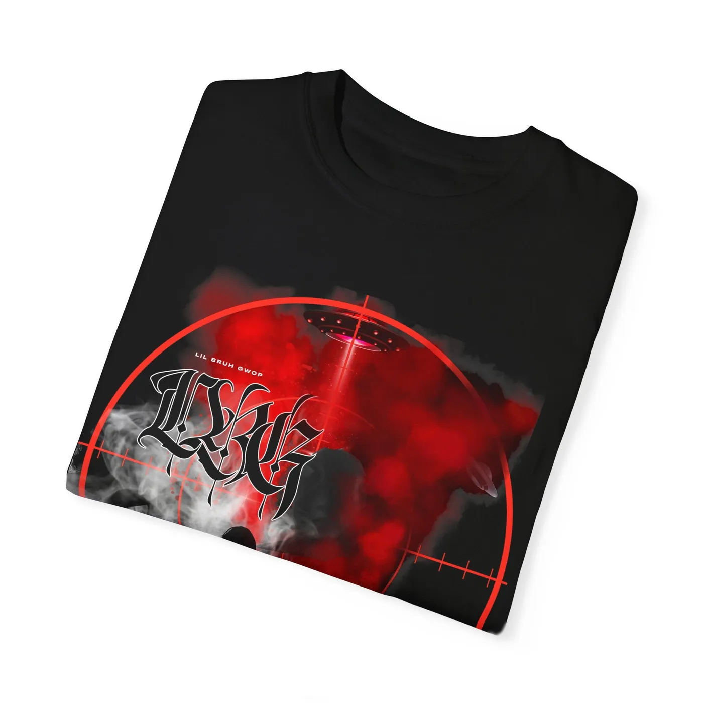 Lil Bruh Gwop UFO CROSSHAIR TEE