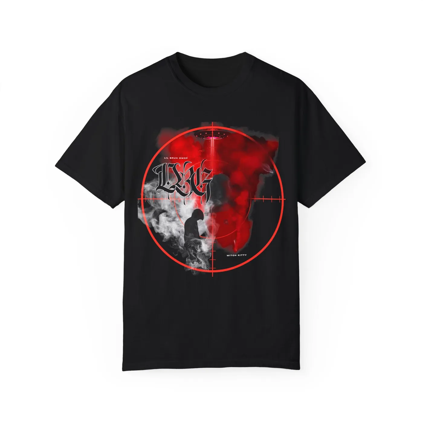 Lil Bruh Gwop UFO CROSSHAIR TEE