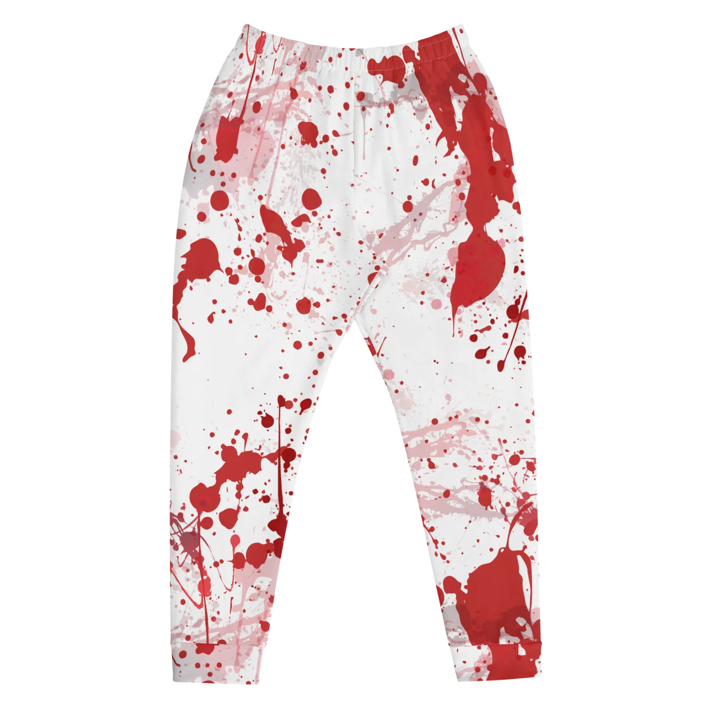 Lil Bruh Gwop BLOOD SPLATTER SWEATPANTS - WHITE