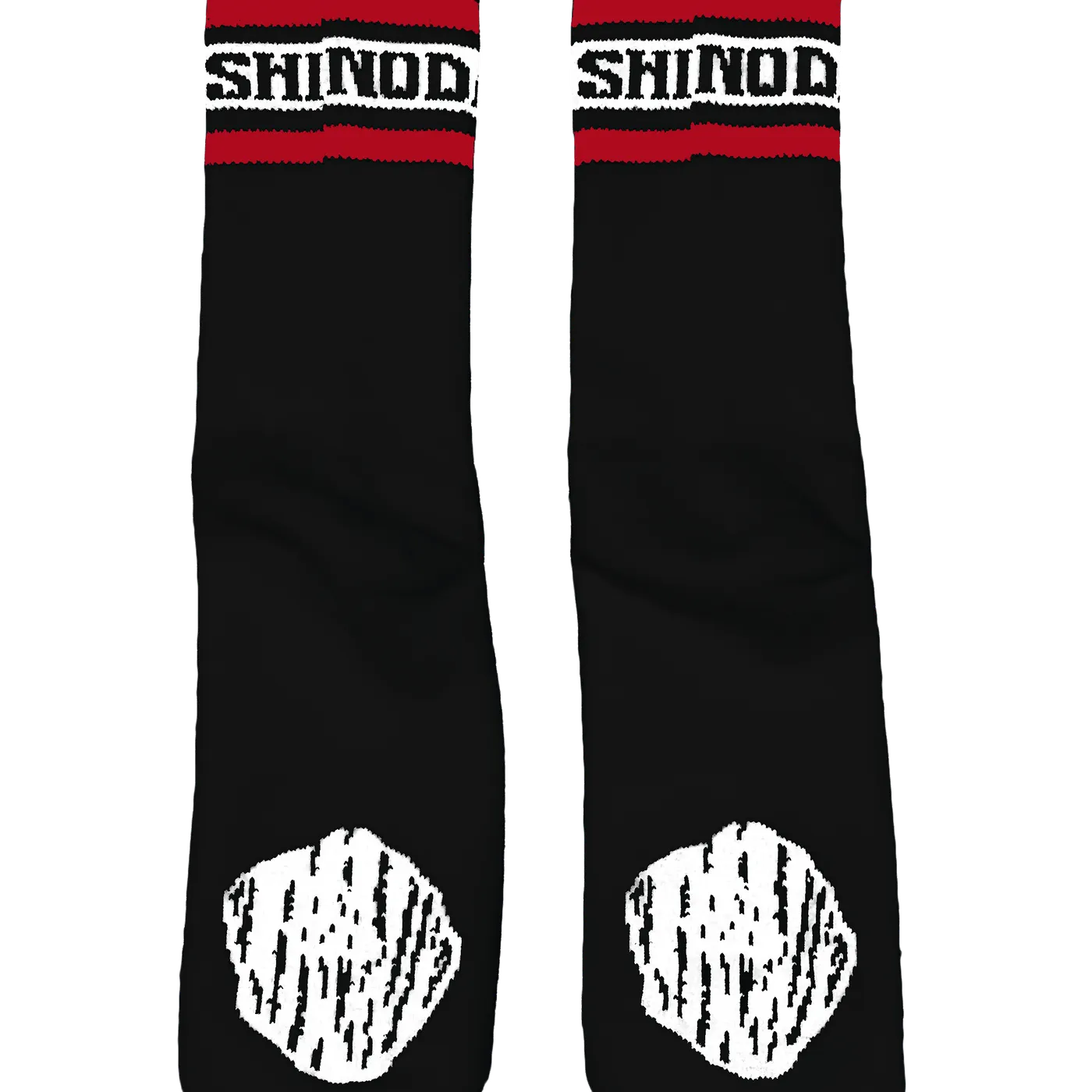 Mike Shinoda Boris & Oatmeal Black Socks
