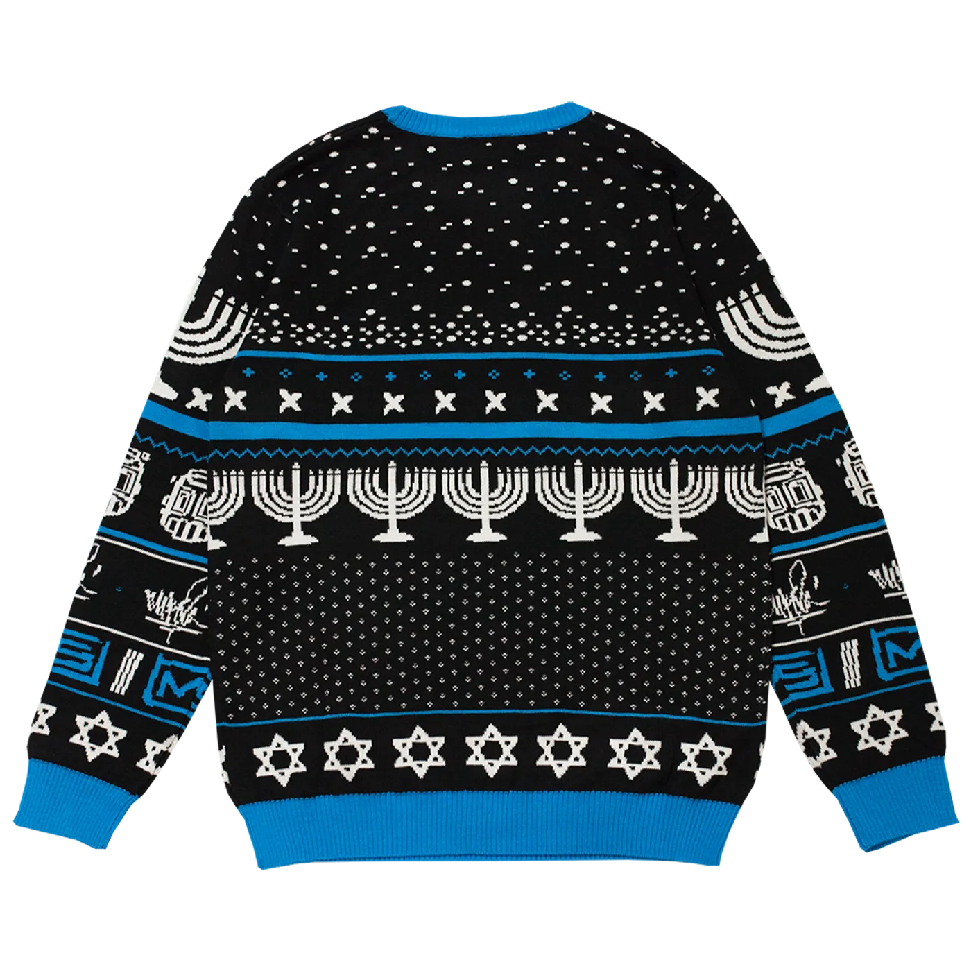 Mike Shinoda Line Sketch Hanukkah Knit Sweater